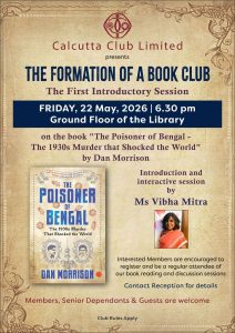 Book Club Launch Calcutta Club